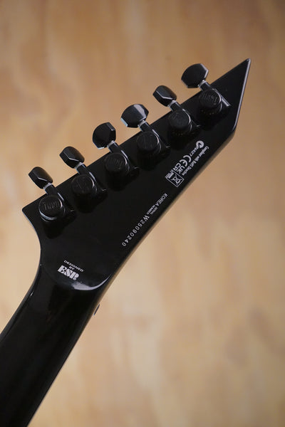 ESP LTD Deluxe MH-1000NT FM Charcoal Burst Electric Guitar, (Used)