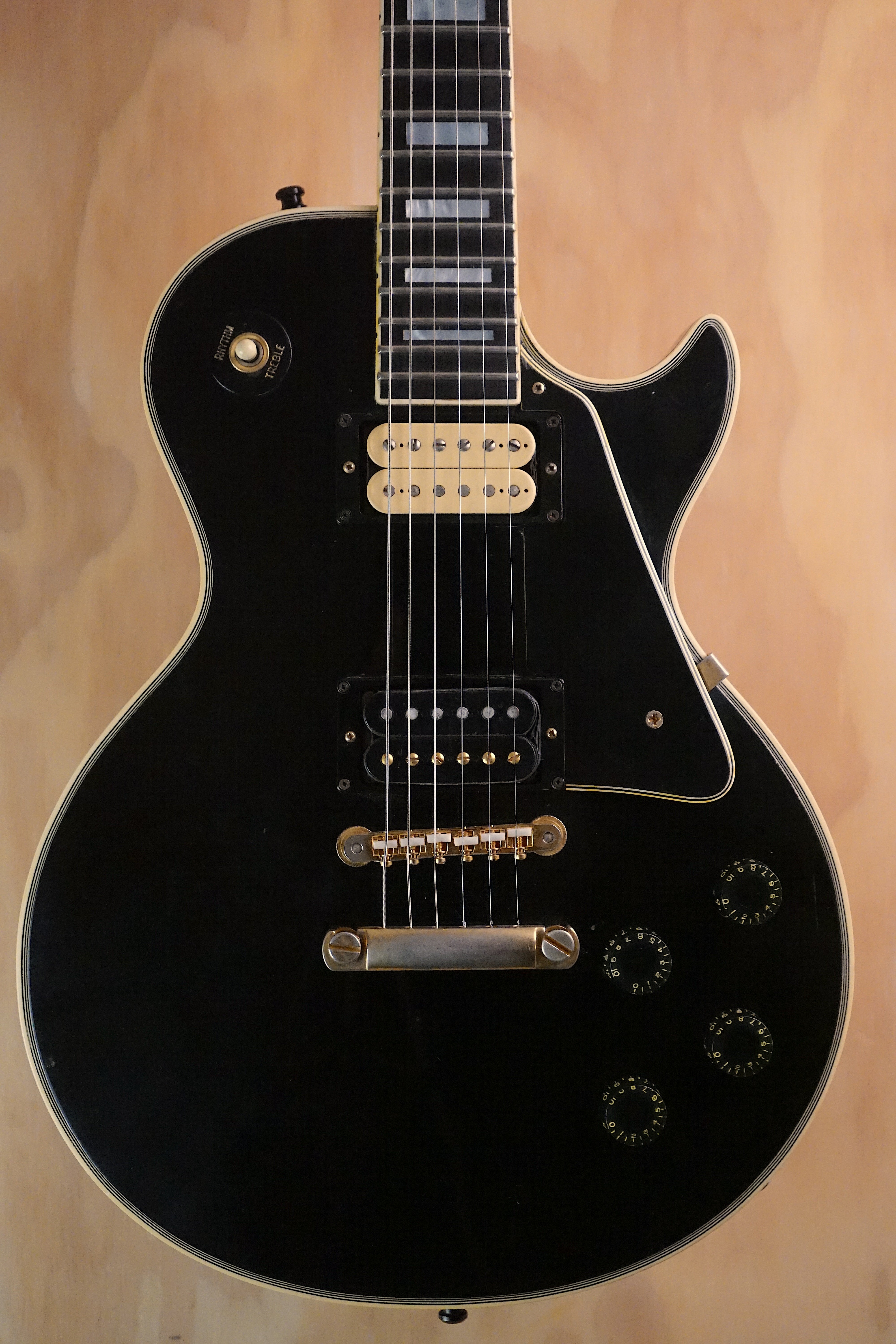1975 Gibson Les Paul Custom Ebony, (Used)