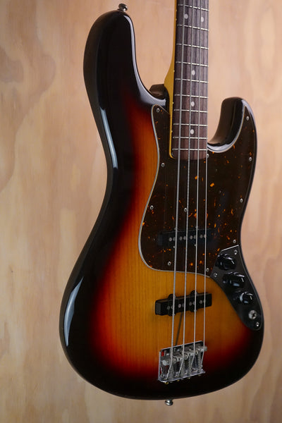 Fender JB-62 Jazz Bass Sunburst MIJ, (Used, Comm)