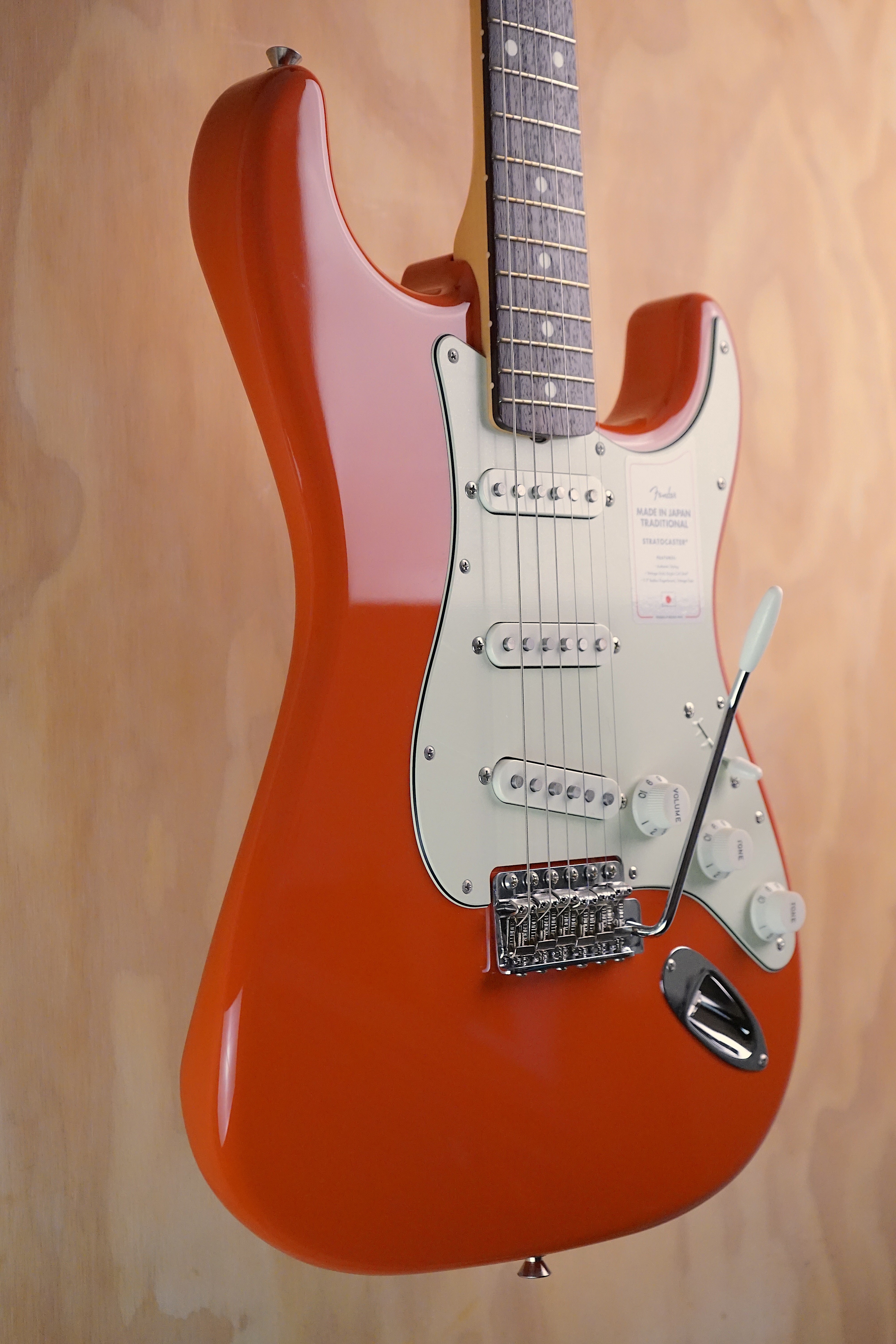 Fender Made in Japan Traditional II ’60s Stratocaster Fiesta Red, (Used, Comm)