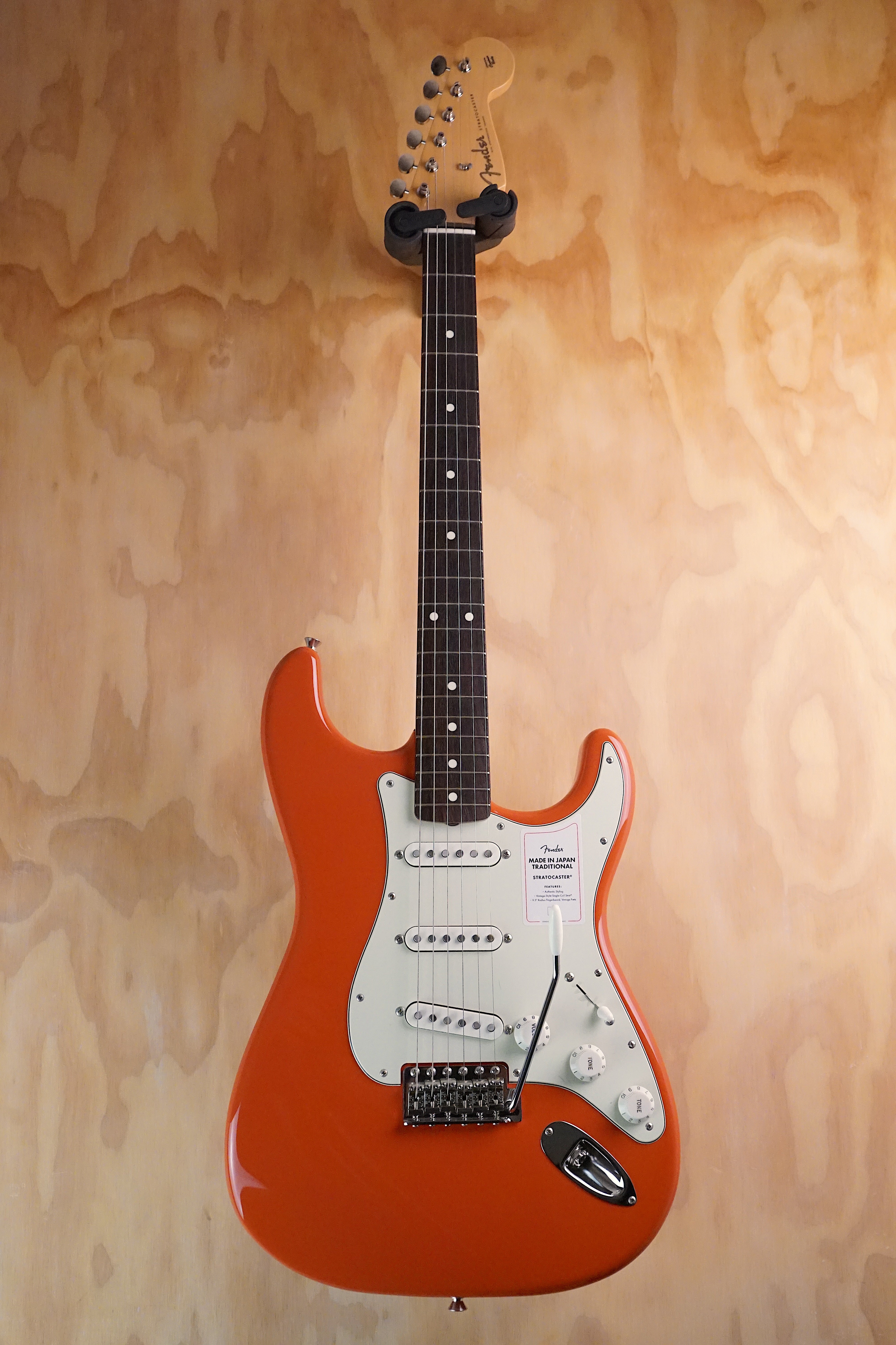 Fender Made in Japan Traditional II ’60s Stratocaster Fiesta Red, (Used, Comm)