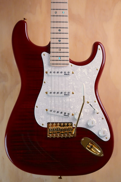 Fender Richie Kotzen Stratocaster Transparent Red Burst, (Used, Comm)