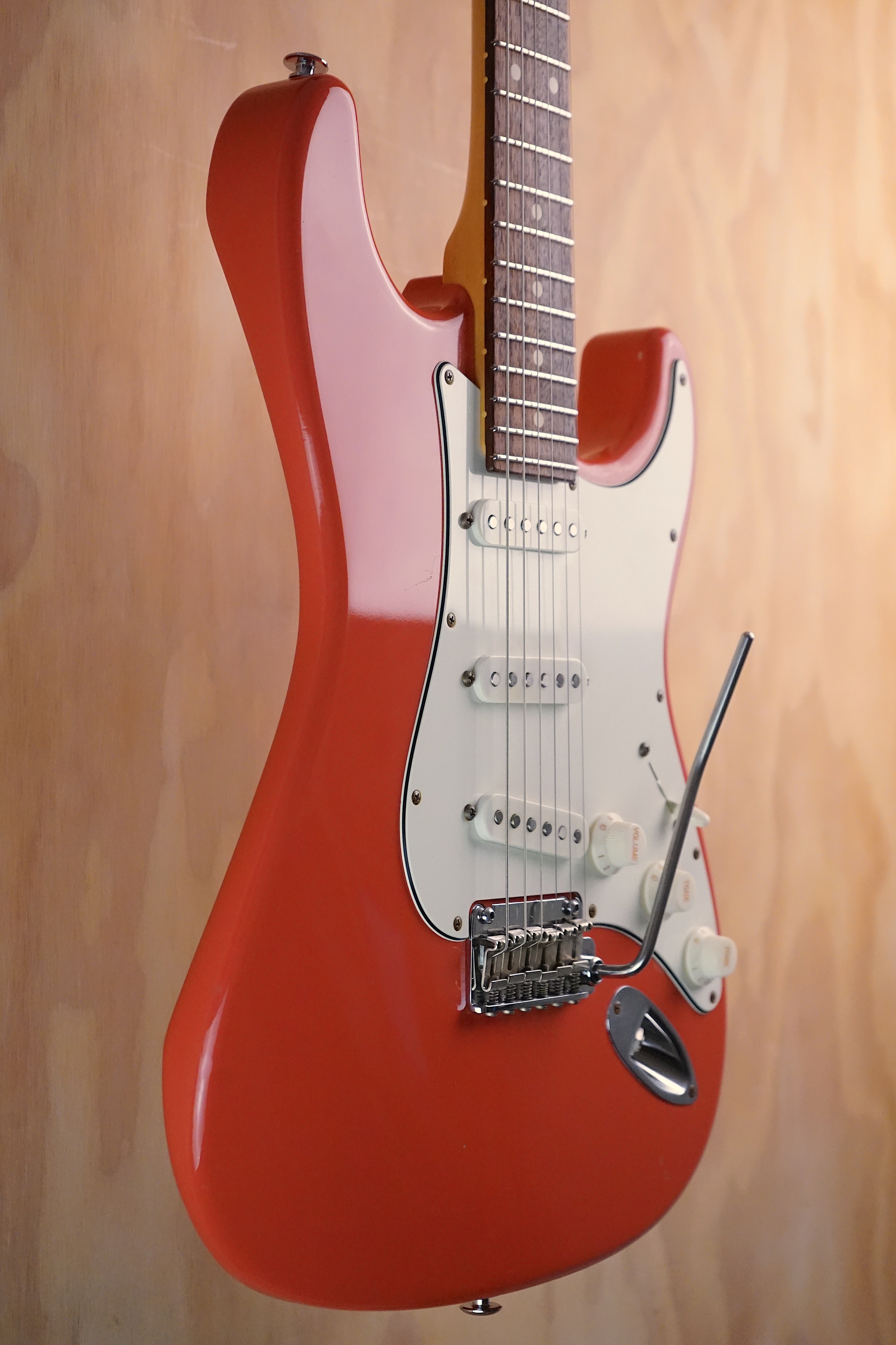 Suhr Classic Antique Pro Fiesta Red SSS Electric Guitar, (Used, Comm)