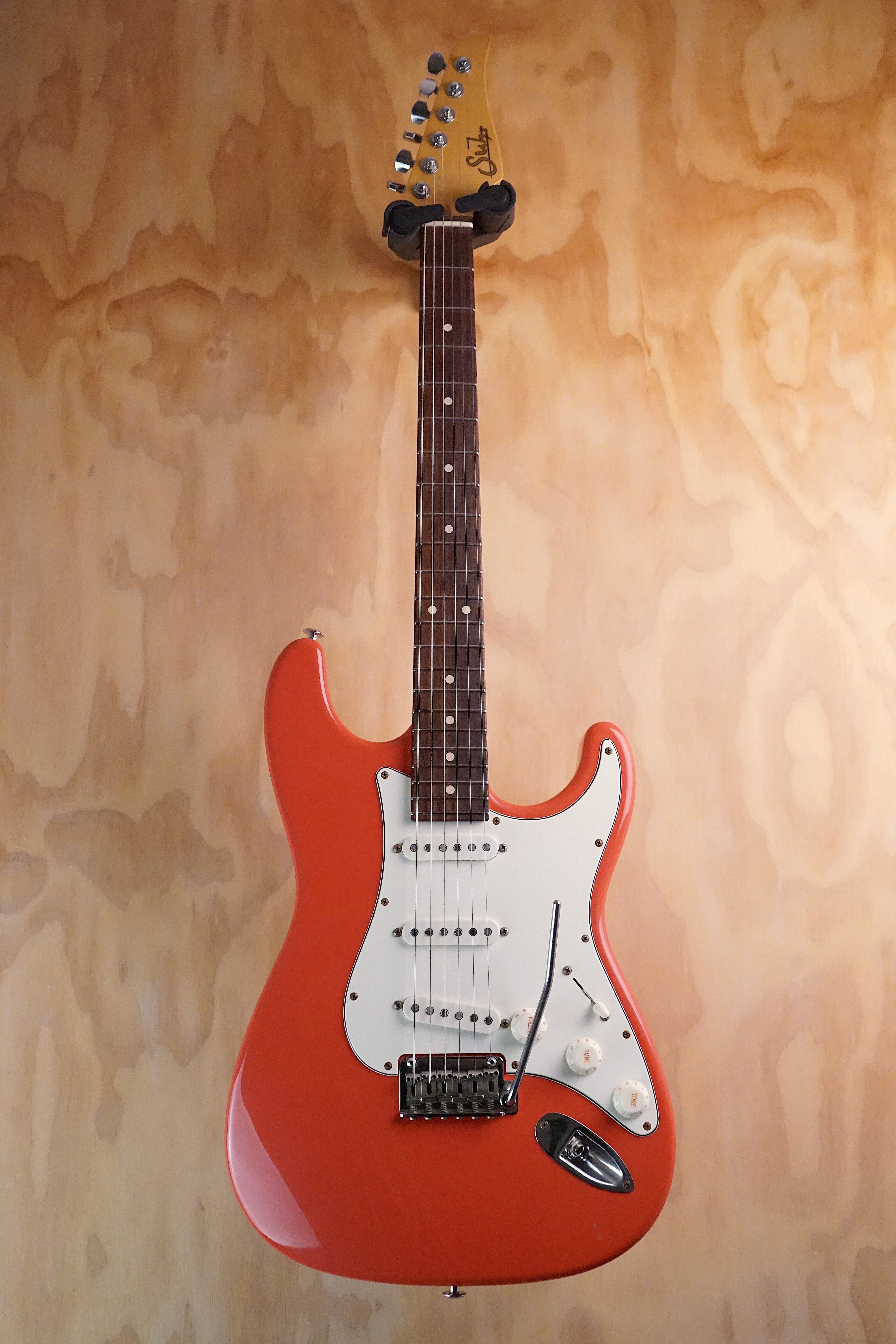 Suhr Classic Antique Pro Fiesta Red SSS Electric Guitar, (Used, Comm)