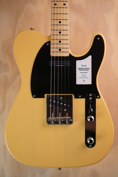 Fender Made in Japan Traditional II ’50s Telecaster Butterscotch Blonde Seymour Duncan Hot Rails Neck Mod, (Used, Comm)