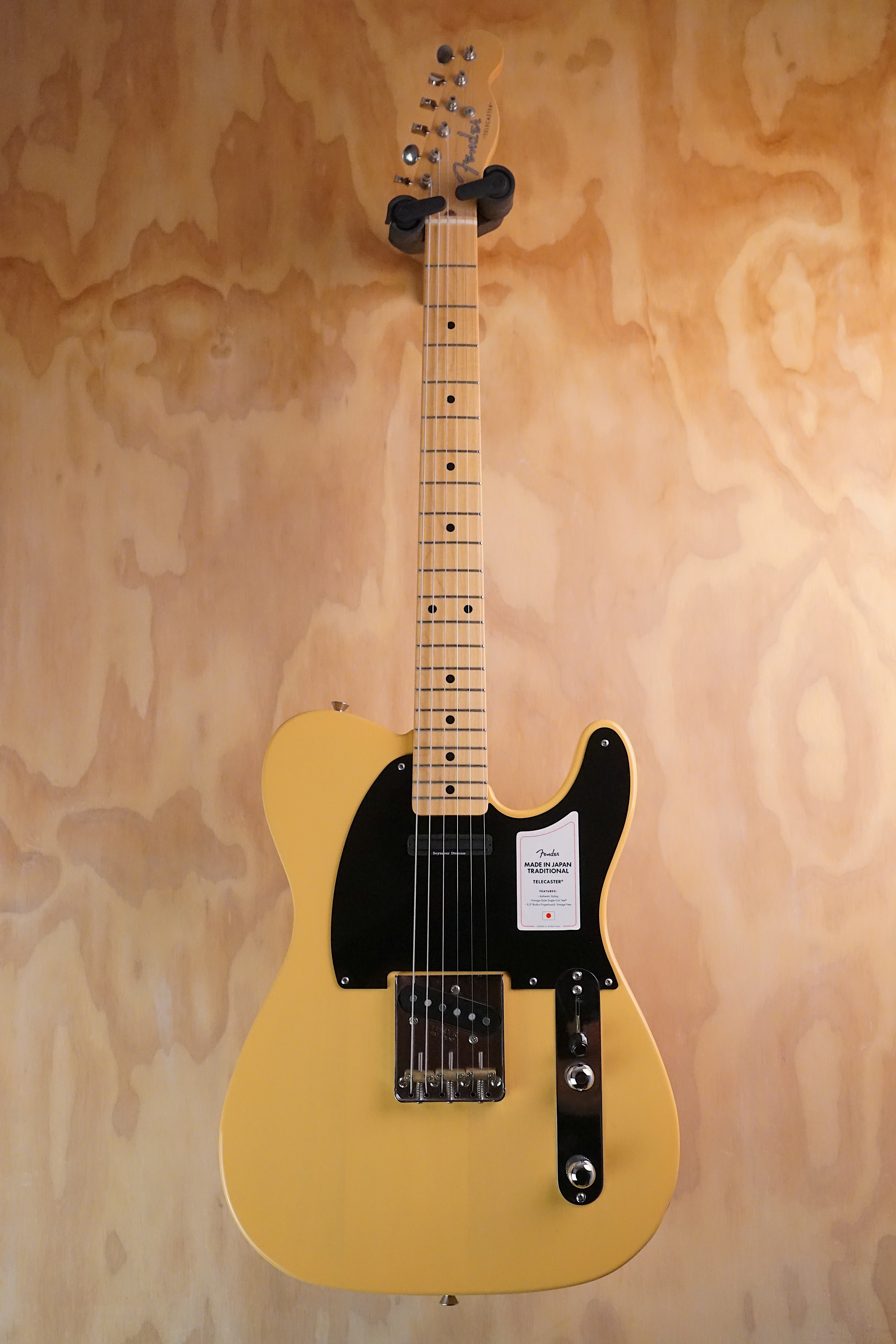 Fender Made in Japan Traditional II ’50s Telecaster Butterscotch Blonde Seymour Duncan Hot Rails Neck Mod, (Used, Comm)