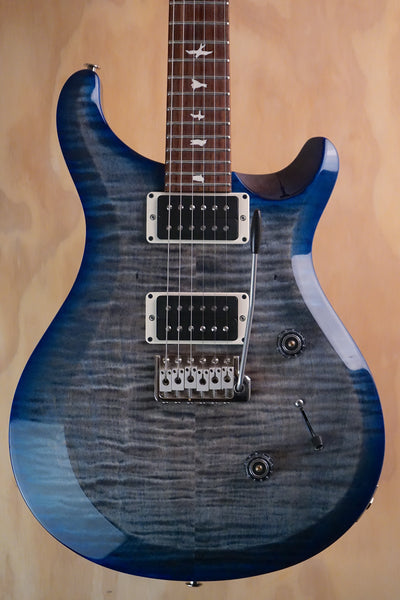 PRS S2 Custom 24 Faded Gray Black Blue Burst Electric Guitar, (Used, Comm)