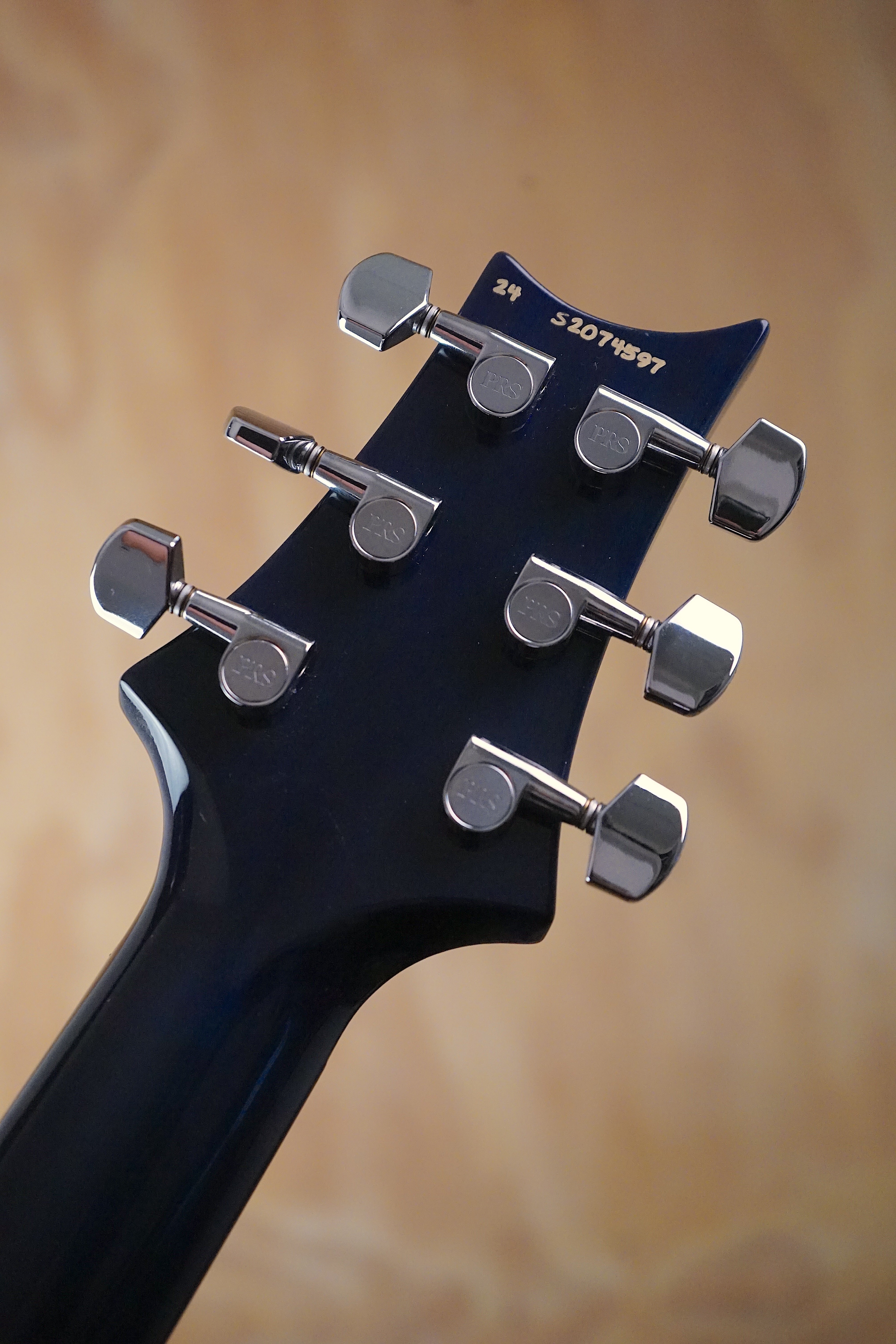 PRS S2 Custom 24 Faded Gray Black Blue Burst Electric Guitar, (Used, Comm)