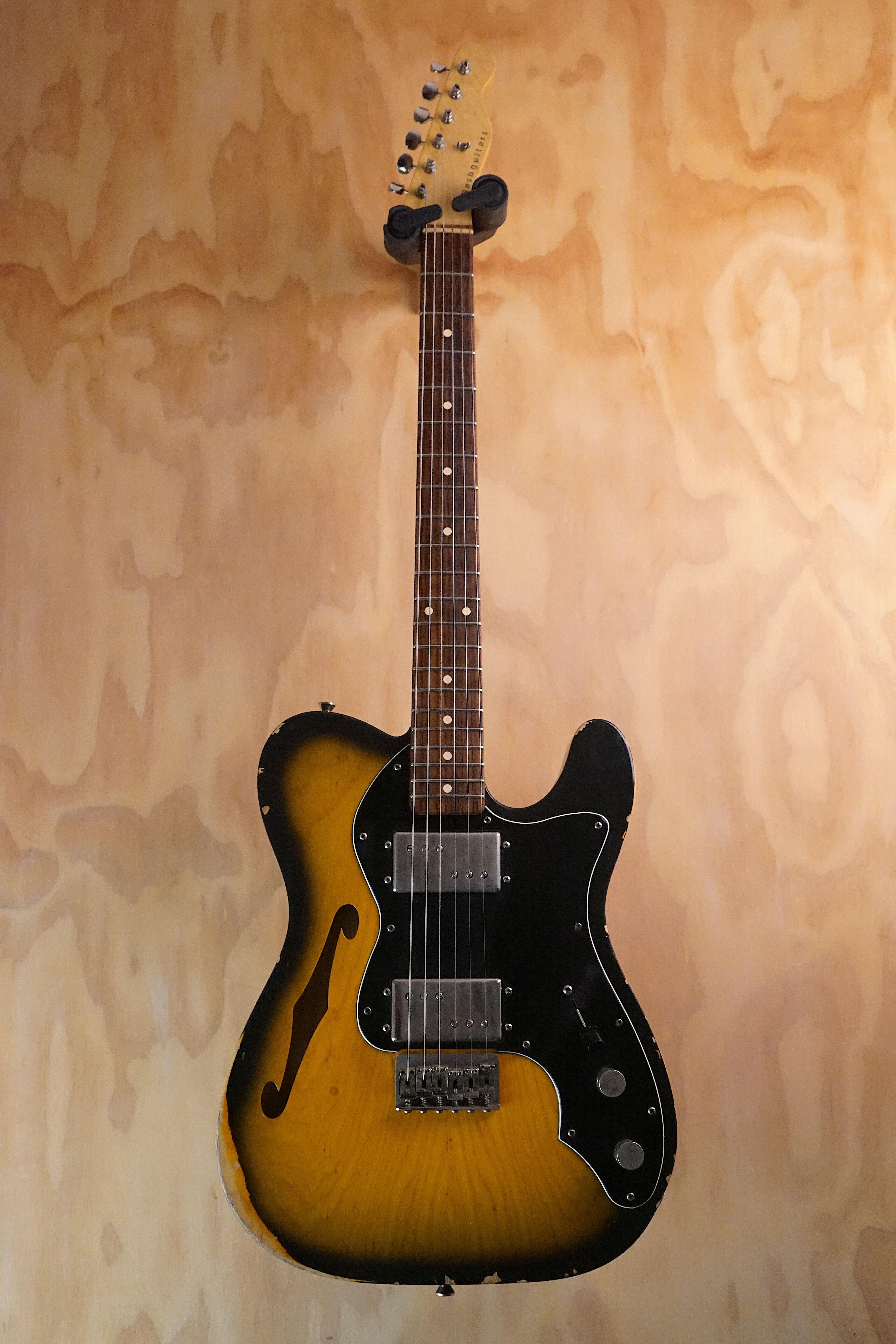 Nashguitars T-72TL 2-Tone Sunburst Relic HH Thinline, (Used, Comm)