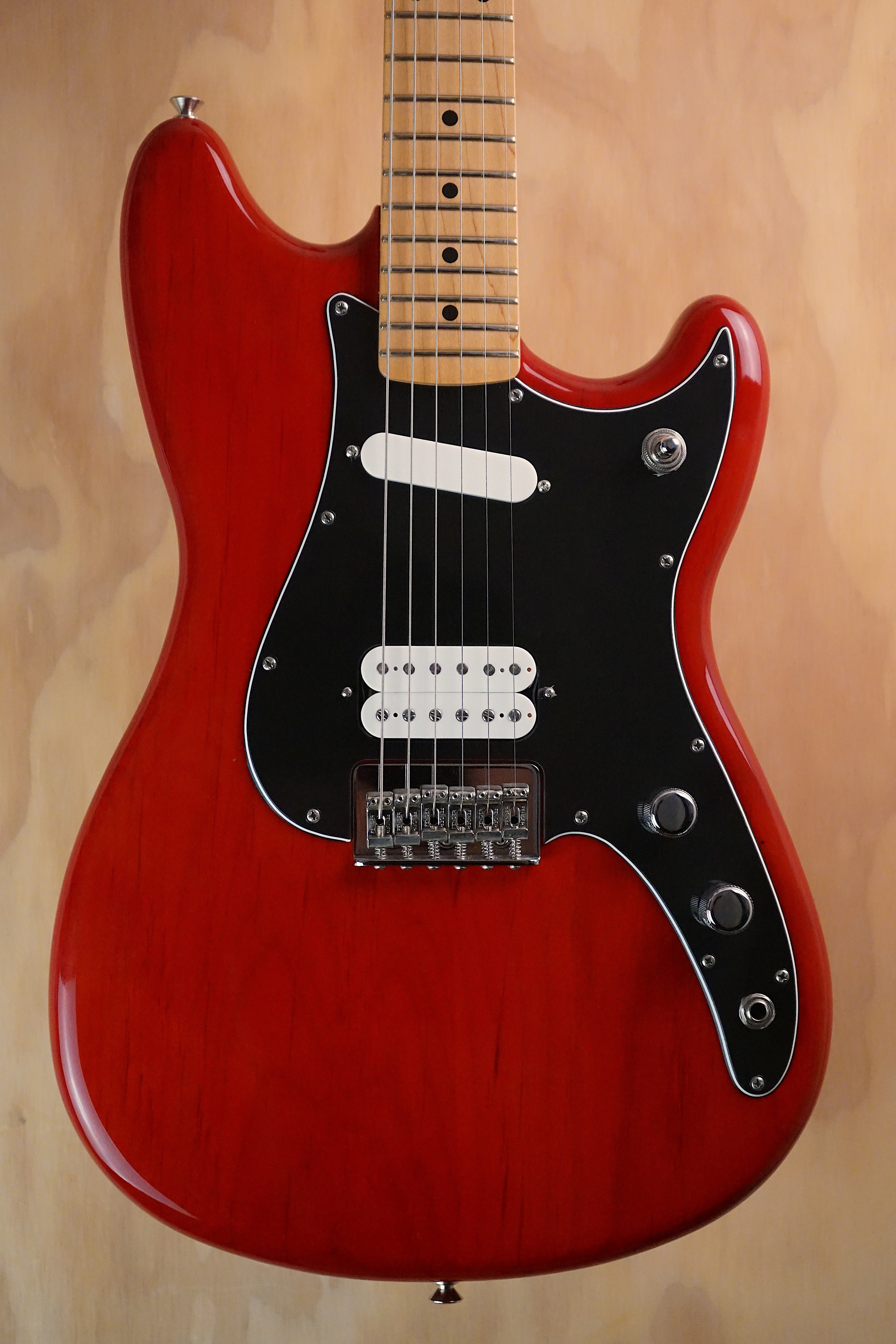 2022 Fender Player Duo-Sonic HS Crimson Red Transparent, (Used)
