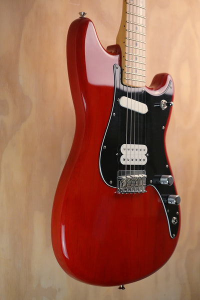 2022 Fender Player Duo-Sonic HS Crimson Red Transparent, (Used)