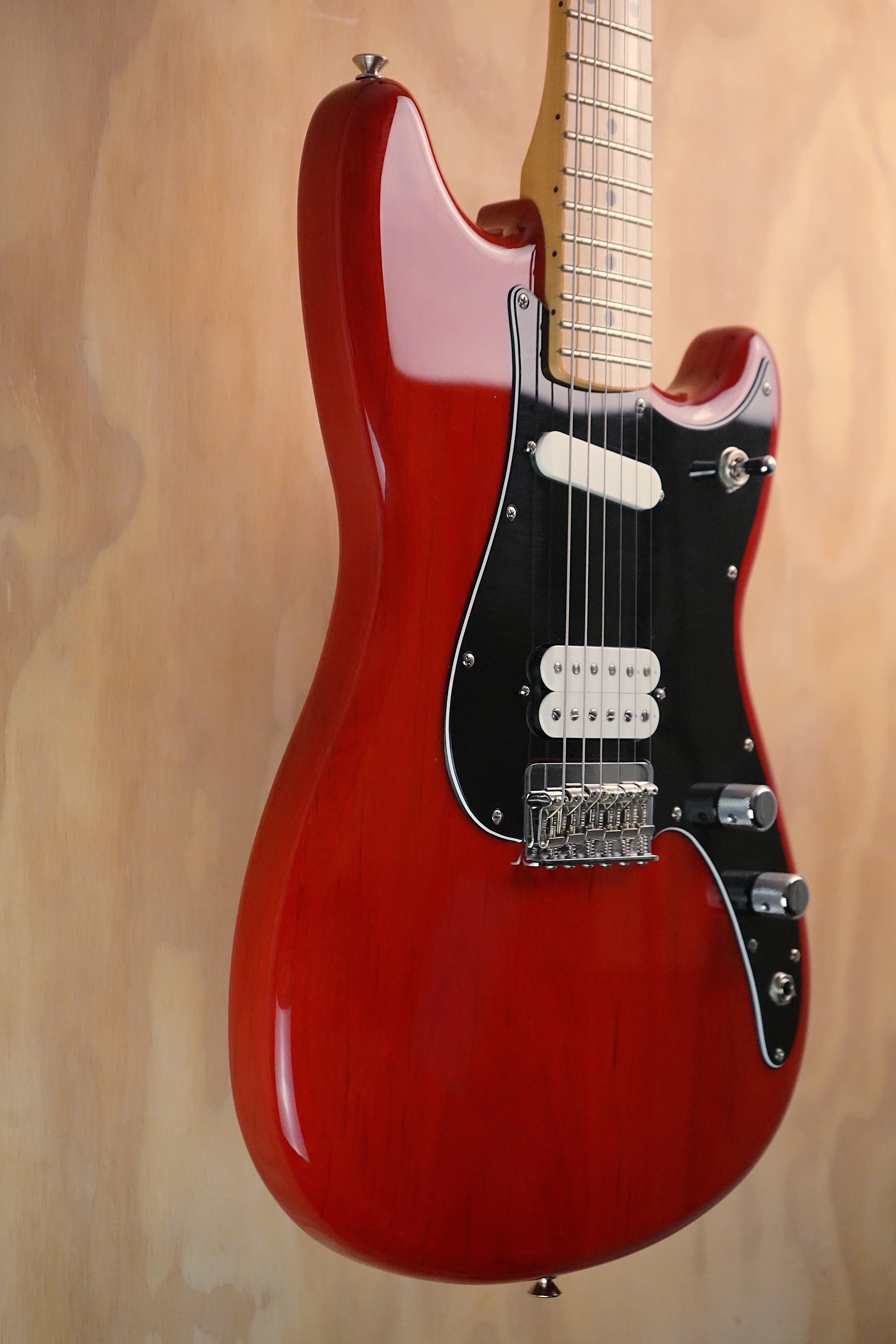 2022 Fender Player Duo-Sonic HS Crimson Red Transparent, (Used)