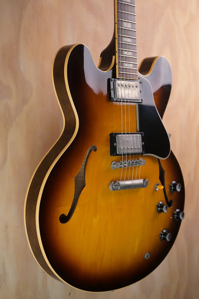 Gibson Custom Historic ’63 ES-335 Block Reissue Vintage Burst, (Used, Comm)