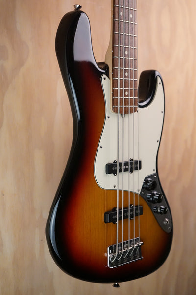 Fender American Series Jazz Bass V with S-1 Switch 3-Tone Sunburst, (Used, Comm)