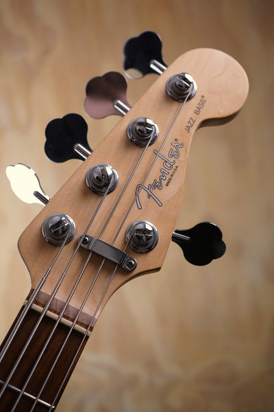 Fender American Series Jazz Bass V with S-1 Switch 3-Tone Sunburst, (Used, Comm)