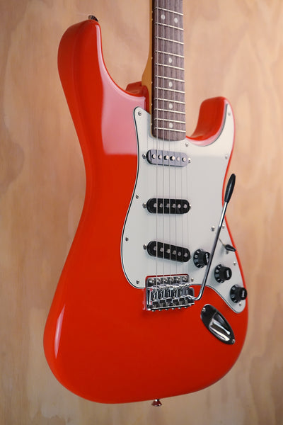 Fender Made in Japan Limited International Colour Stratocaster Morocco Red, (Used, Comm)