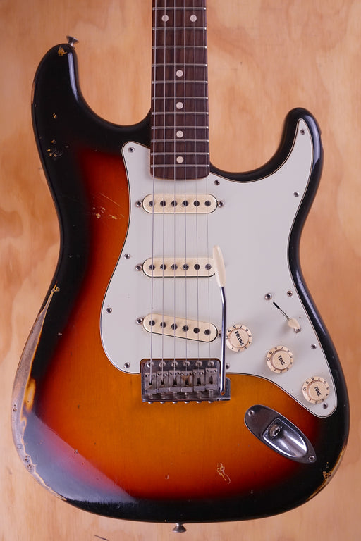 Fender Custom Shop 60’s Stratocaster Journeyman Relic in 3-Colour Sunburst, (Used) - Fair Deal Music