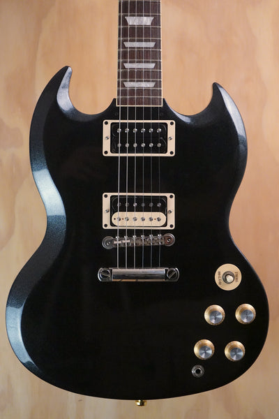 Gibson Mod Shop SG Graphite Sparkle, (Used, Comm) - Fair Deal Music