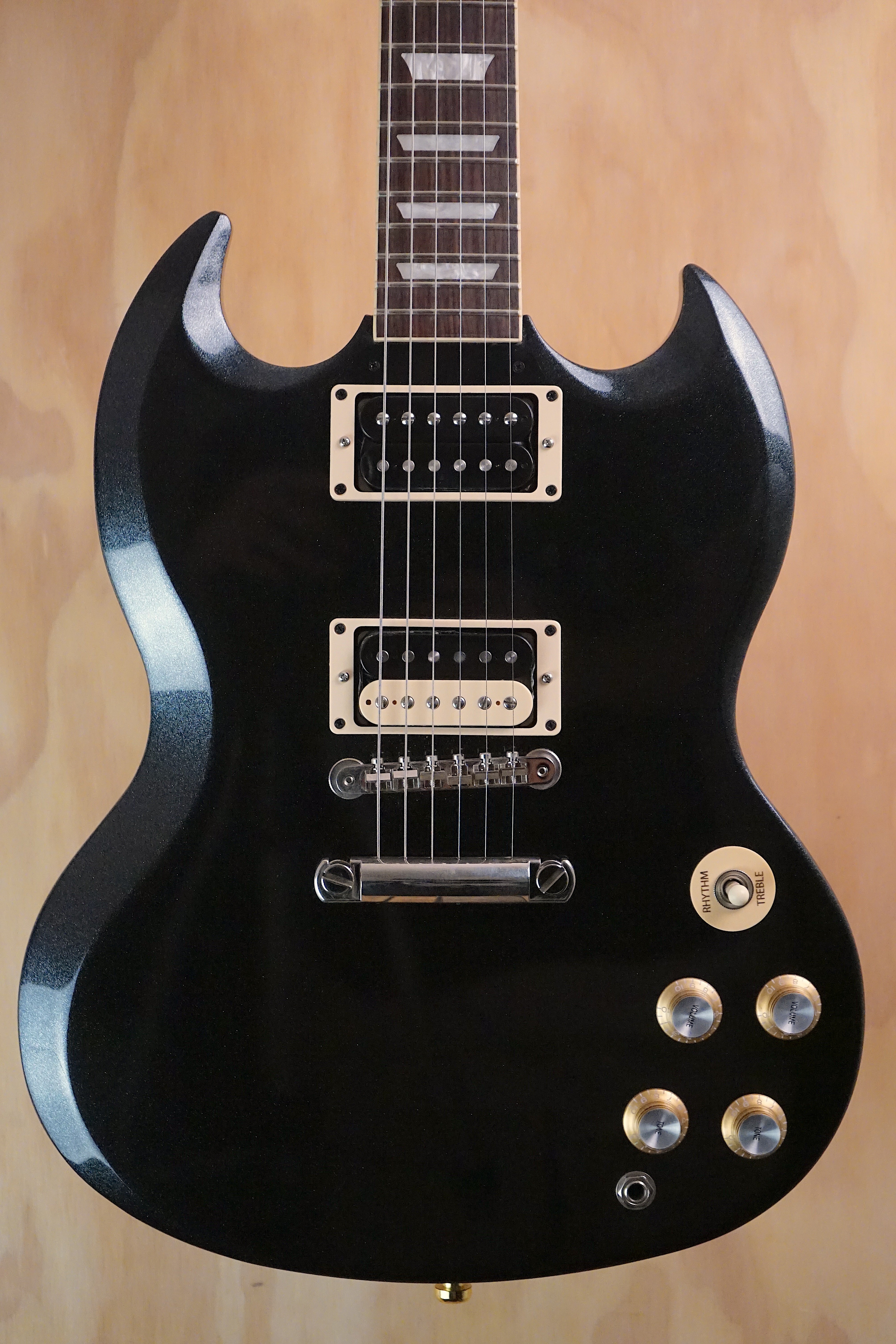 Gibson Mod Shop SG Graphite Sparkle, (Used, Comm) - Fair Deal Music