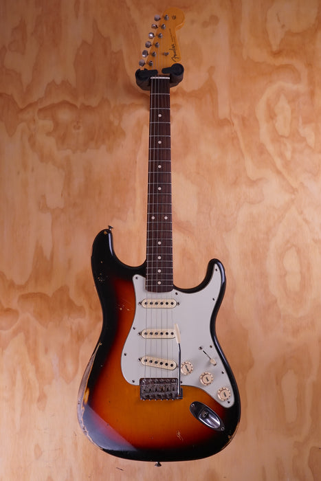 Fender Custom Shop 60’s Stratocaster Journeyman Relic in 3-Colour Sunburst, (Used) - Fair Deal Music