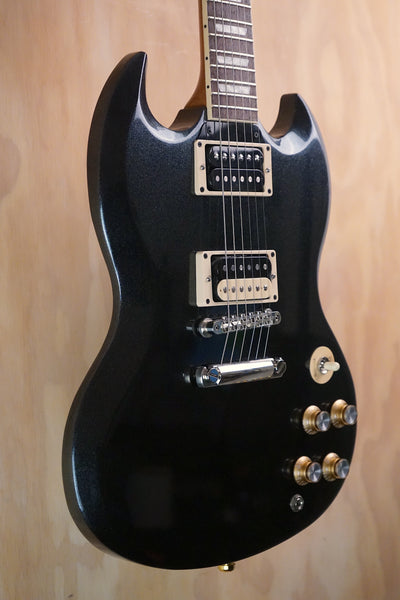 Gibson Mod Shop SG Graphite Sparkle, (Used, Comm) - Fair Deal Music