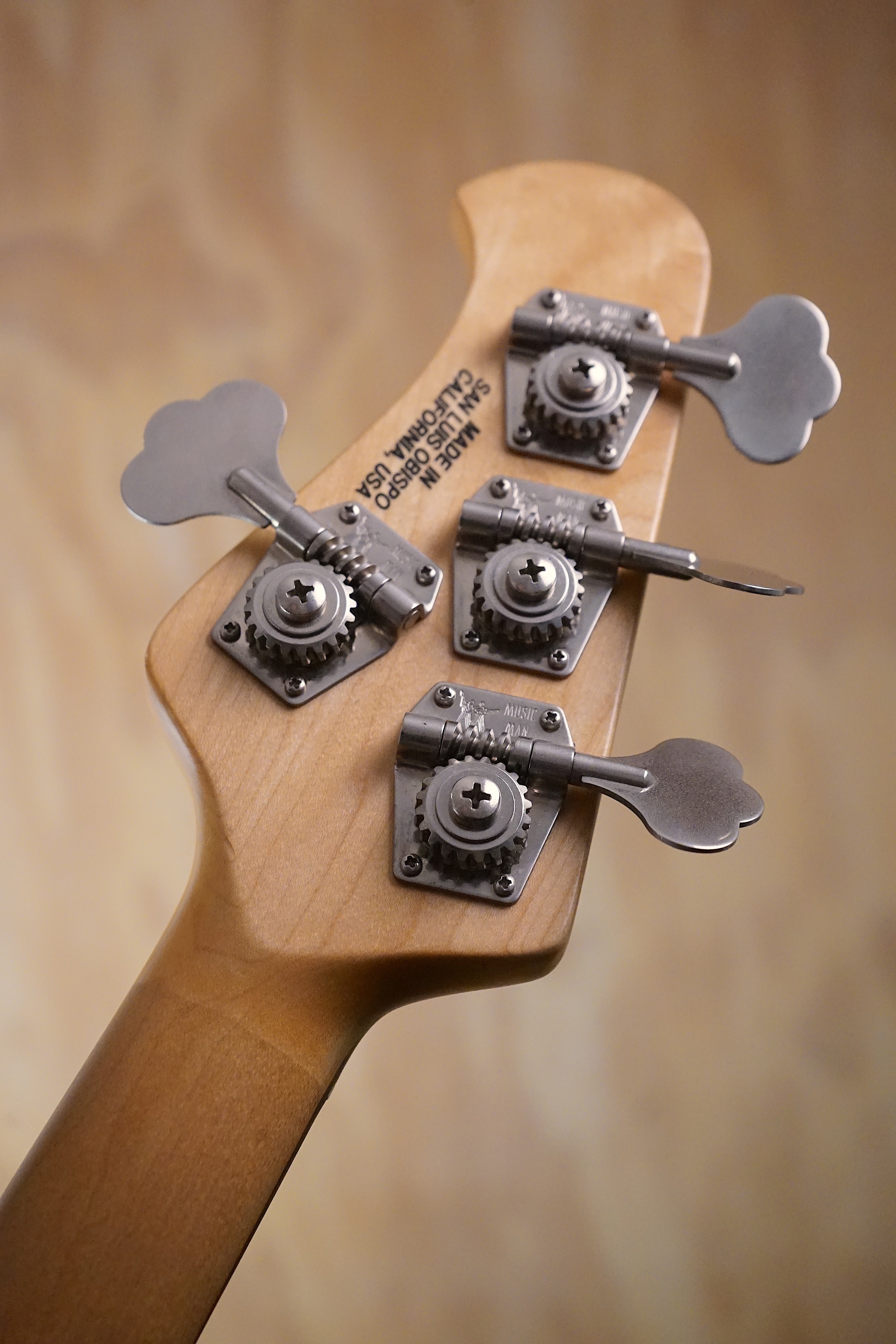 Ernie Ball Music Man StingRay Natural, (Used, Comm) - Fair Deal Music