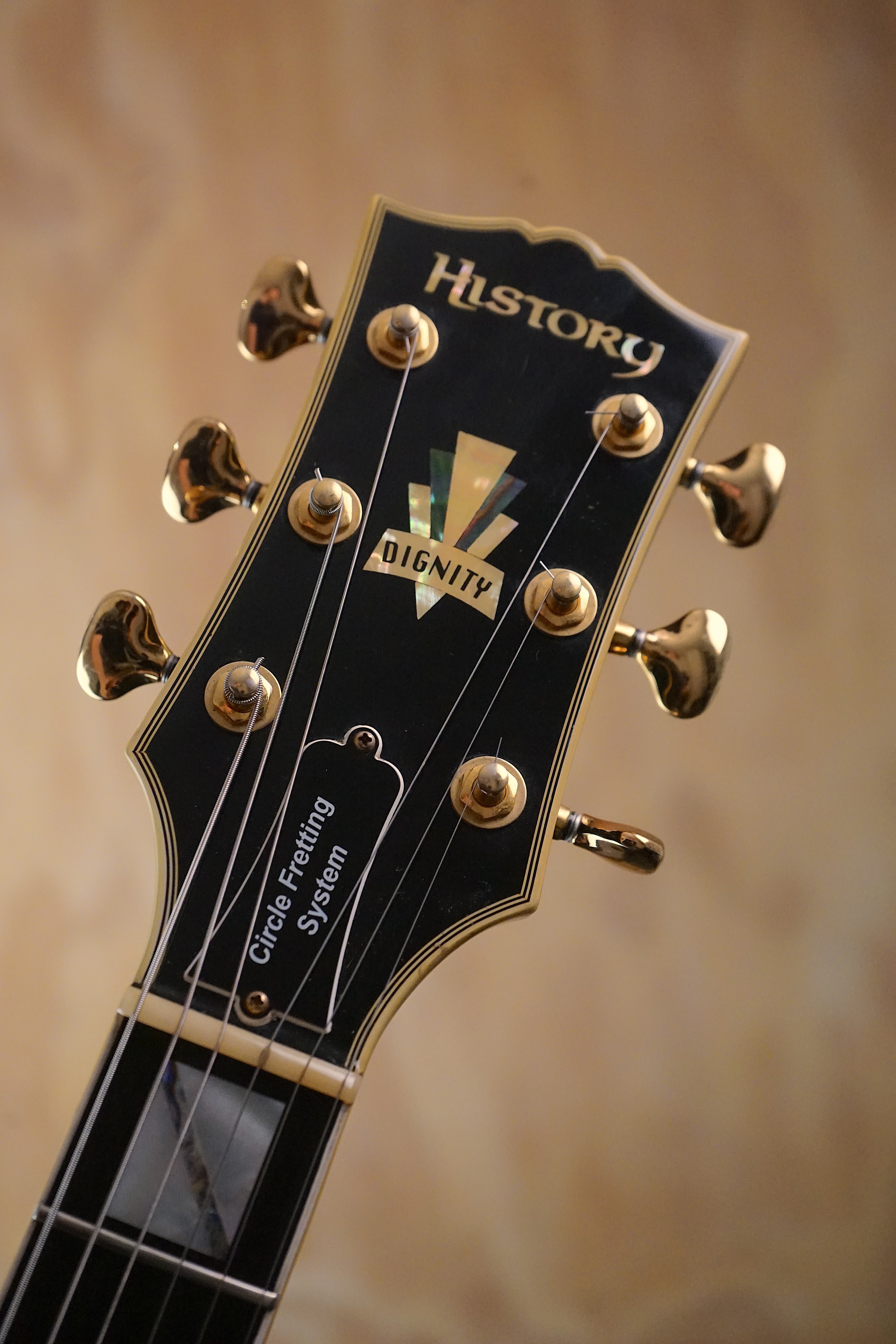 HISTORY GH-LCV “Dignity” Les Paul Custom-Style Black, (Used, Comm) - Fair Deal Music