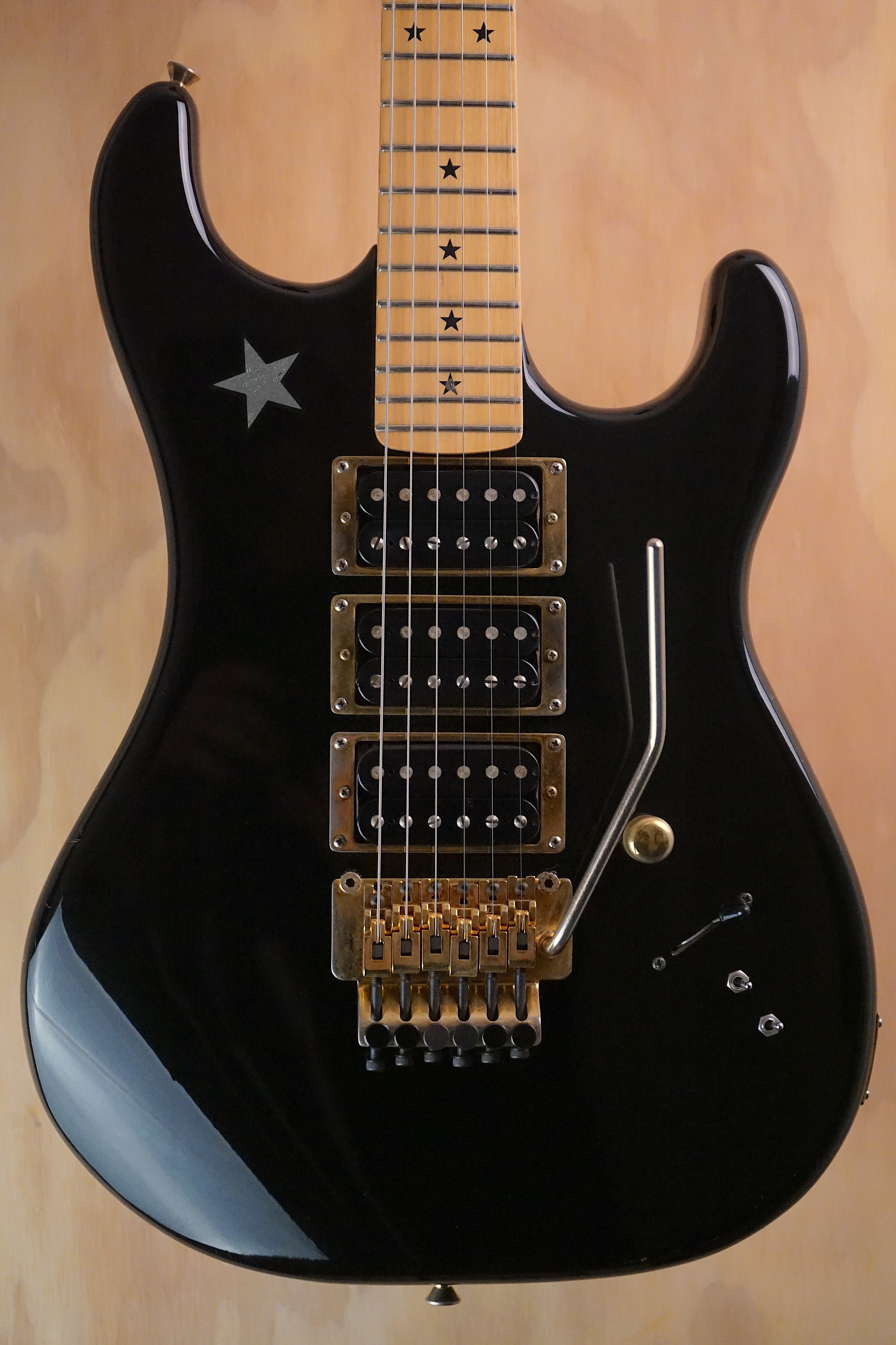1980s Kramer USA Jersey Star Black Pearl, (Used, Comm)