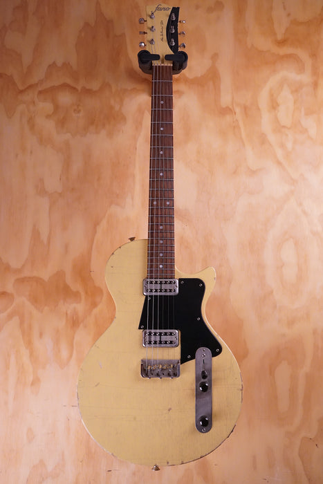 Fano Alt de Facto SP6 in distressed TV Yellow, (Used) - Fair Deal Music