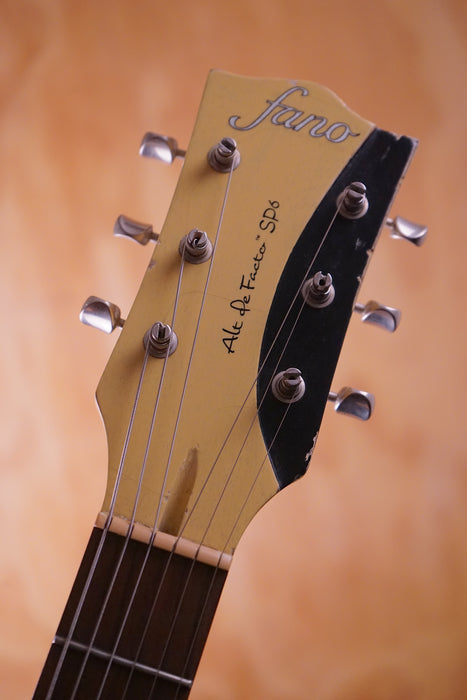 Fano Alt de Facto SP6 in distressed TV Yellow, (Used) - Fair Deal Music