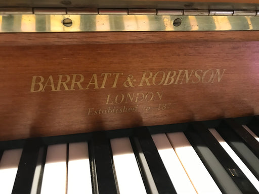 Barratt & Robinson Upright Piano in Natural Cherry (Used) - Fair Deal Music