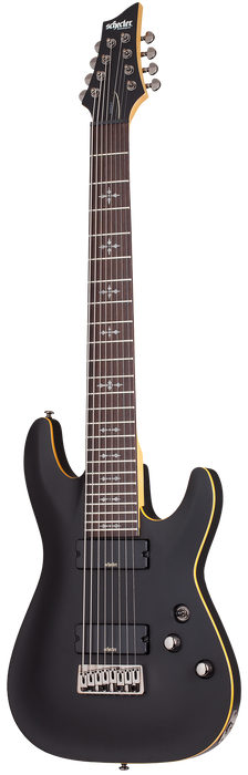 Schecter Demon-8, Aged Black Satin - Fair Deal Music
