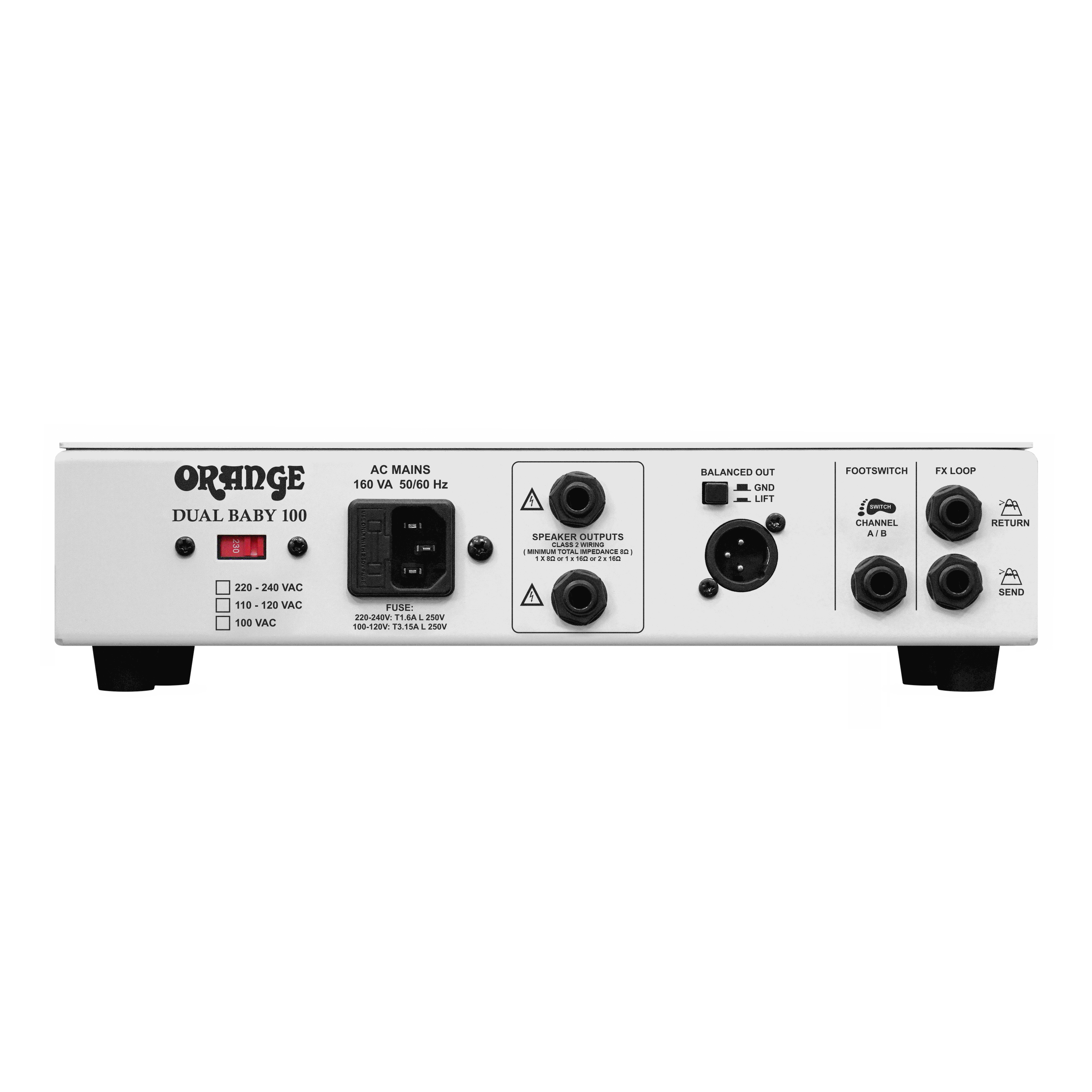 Orange Dual Baby 100 Twin Channel 100W Guitar Amp Head - Fair Deal Music