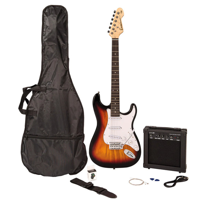 Encore Blaster E60 Electric Guitar Pack ~ Sunburst EBP-E60SB - Fair Deal Music