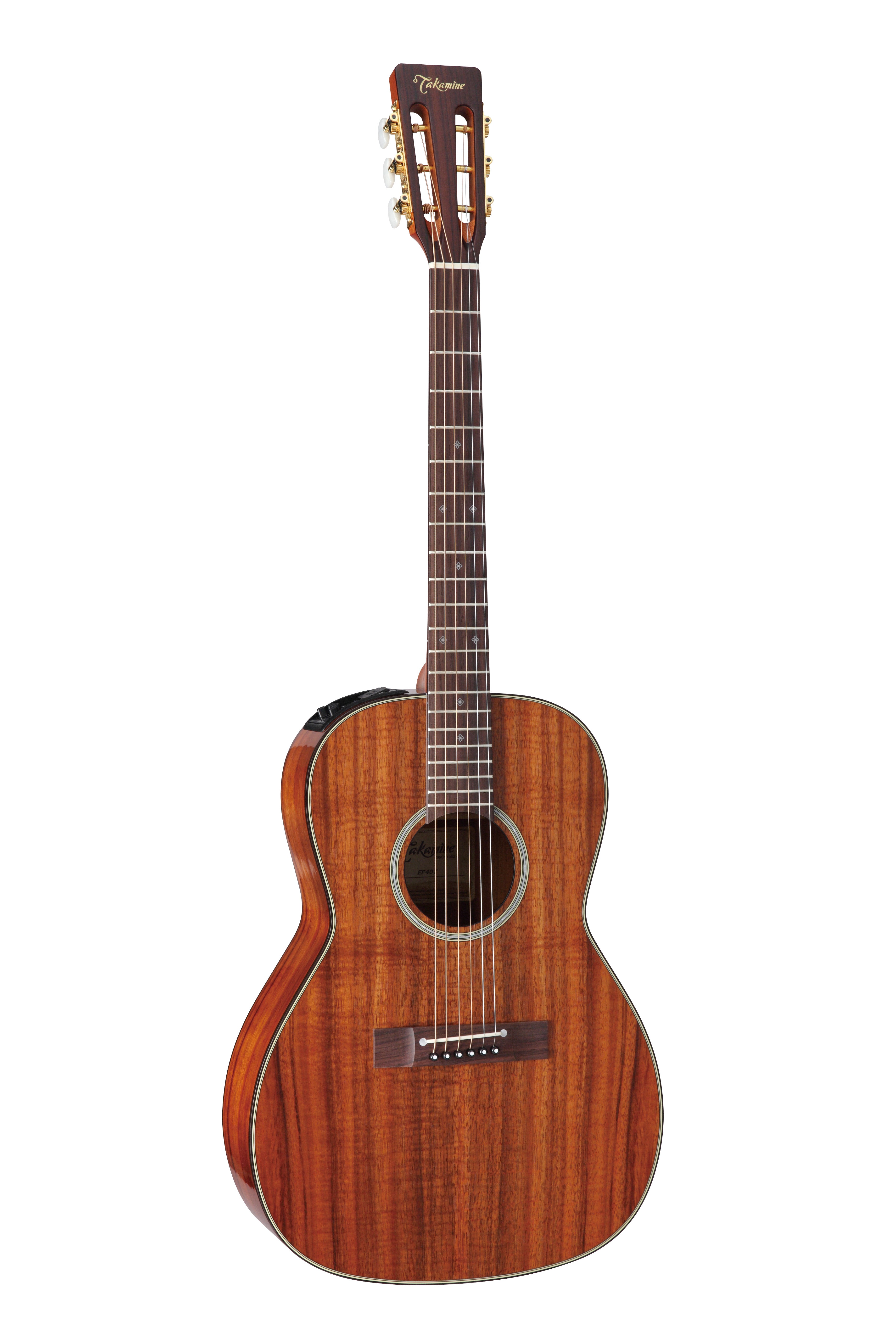 Takamine EF407 Legacy Series New Yorker Electro Acoustic, Koa