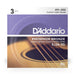 D'Addario EJ26-3D Phosphor Bronze Acoustic, Custom Light, 11-52, 3 Pack - Fair Deal Music