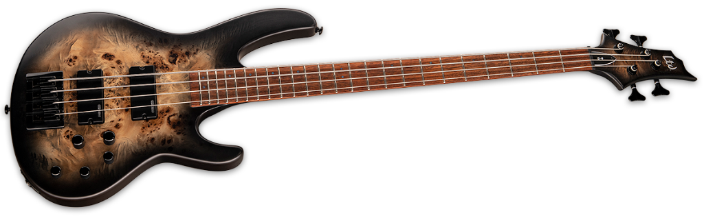 ESP LTD D-4 Black Natural Burst Satin (Open Box) - Fair Deal Music