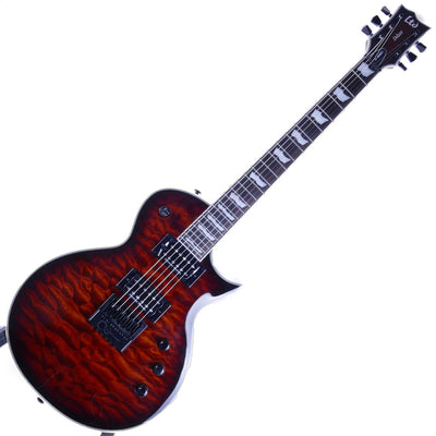 ESP LTD EC-1000ETQM Dark Brown Sunburst (Open Box) - Fair Deal Music