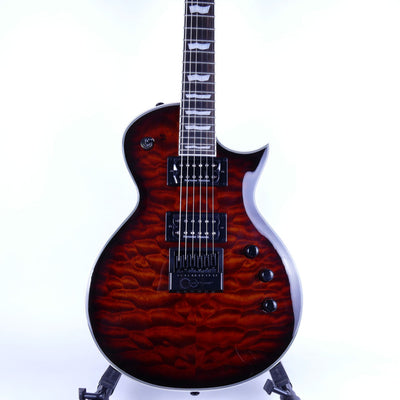 ESP LTD EC-1000ETQM Dark Brown Sunburst (Open Box) - Fair Deal Music