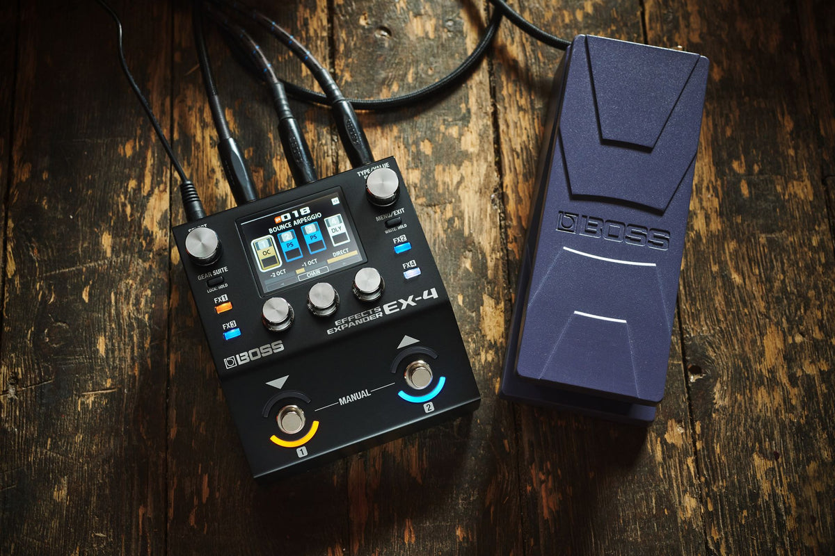 EMBARGO 24TH SEPTEMBER 8AM Boss EX-4 Effects Expander Multi-Effects Pedal - Fair Deal Music