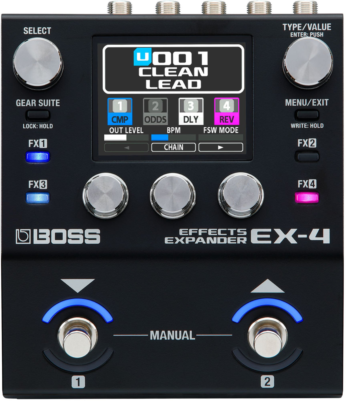 EMBARGO 24TH SEPTEMBER 8AM Boss EX-4 Effects Expander Multi-Effects Pedal - Fair Deal Music