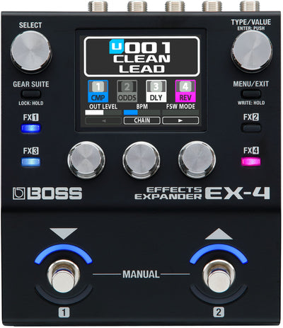 EMBARGO 24TH SEPTEMBER 8AM Boss EX-4 Effects Expander Multi-Effects Pedal - Fair Deal Music