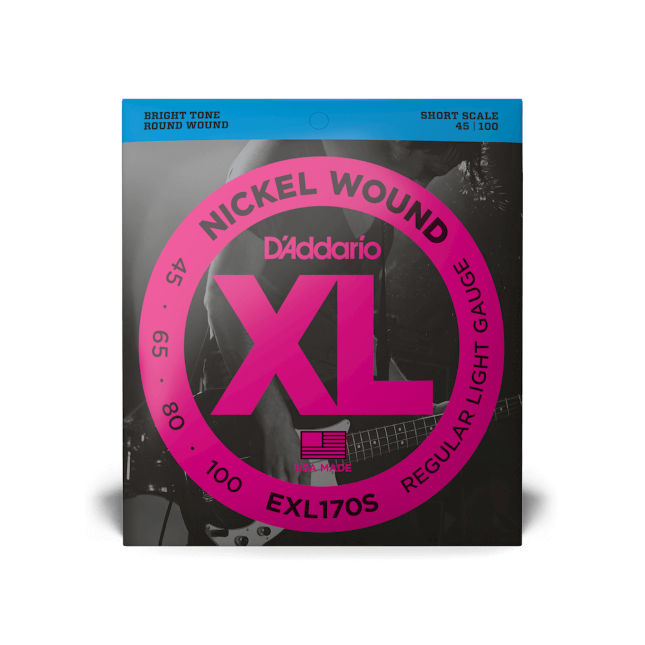 D'Addario, EXL170, 45-100 Regular Light, long Scale, XL Nickel Bass Strings - Fair Deal Music