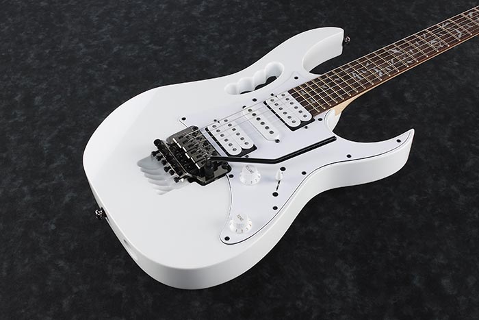 Ibanez JEMJR-WH Steve Vai Jem Junior Guitar, White (Ex-Display) - Fair Deal Music