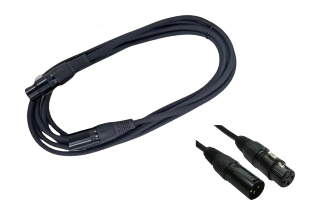 HBK 3m XLR-XLR Cable in Black - Fair Deal Music