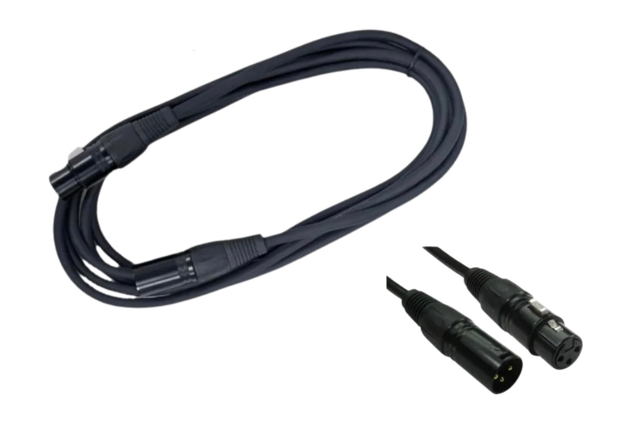 HBK 10m XLR-XLR Cable in Black - Fair Deal Music