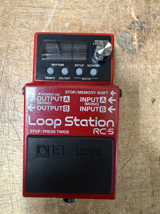 Boss RC-5 Loop Station Guitar Loop Pedal (Used)