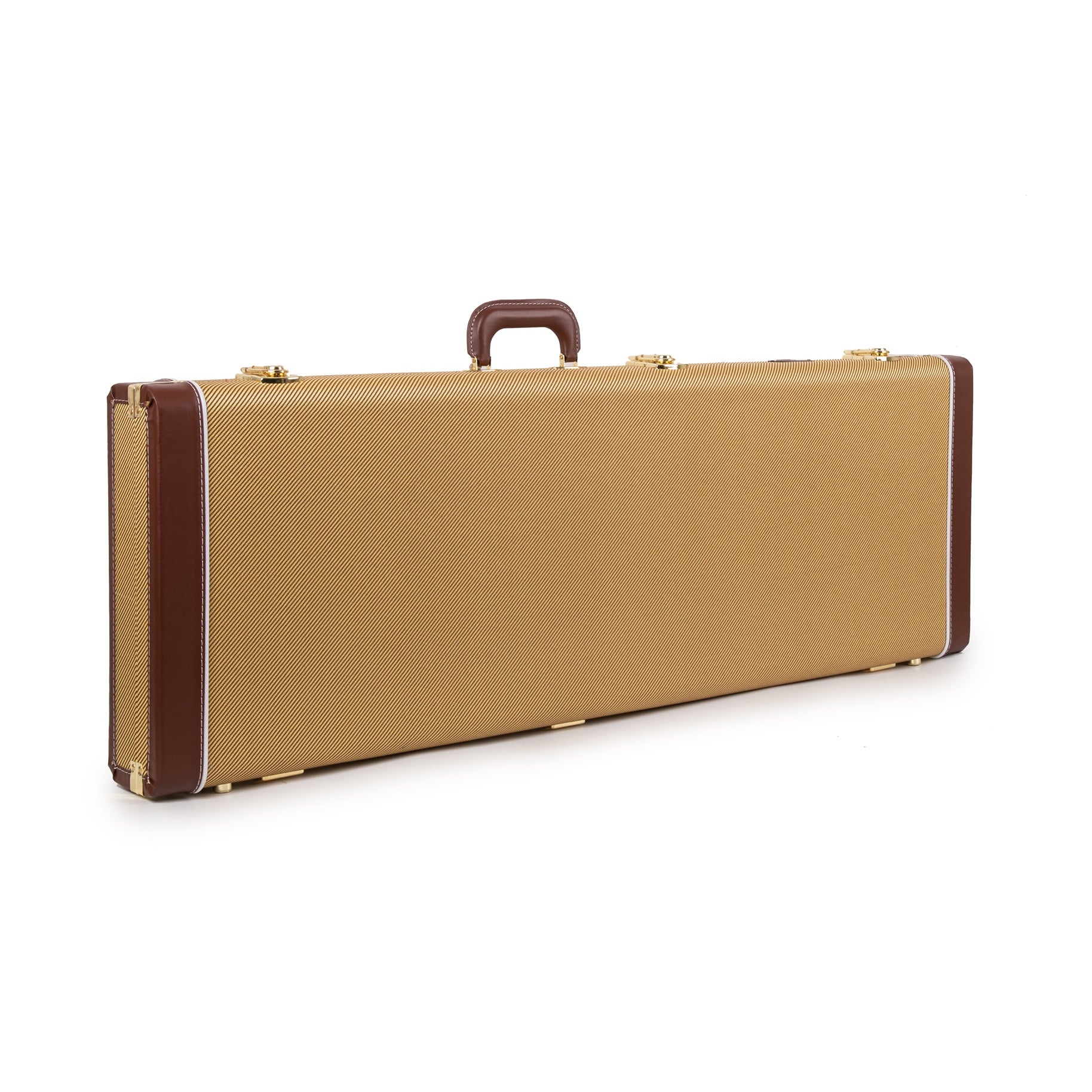Freestyle Deluxe Hard-Shell Wood Case Electric Guitars Tweed - Fair Deal Music