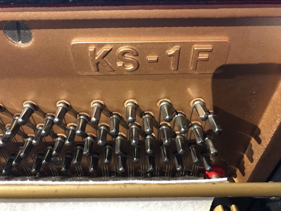 Kawai KS-1F Upright Piano Polished Ebony (Used) - Fair Deal Music