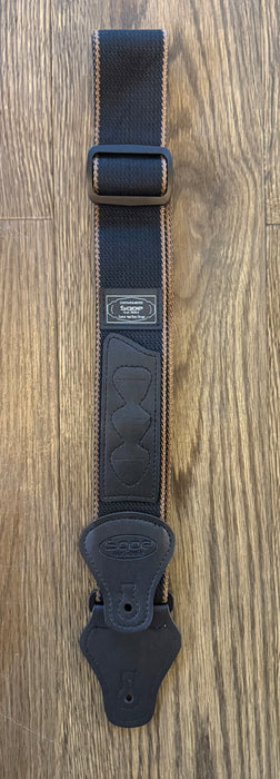 SQOE Guitar Strap With Pick Holder, Black